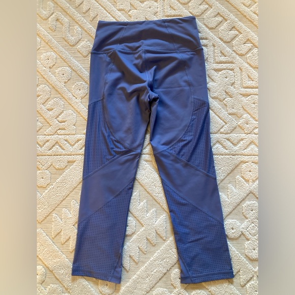 Victoria's Secret Purple Leggings with Mesh Panels - Picture 6 of 7